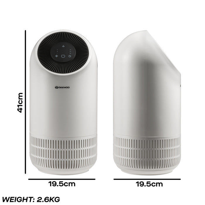 Daewoo Ultra Quiet Air Purifier with 3 Speed Settings