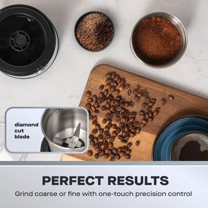 Daewoo Wet & Dry Coffee & Spice Grinder, Stainless Steel