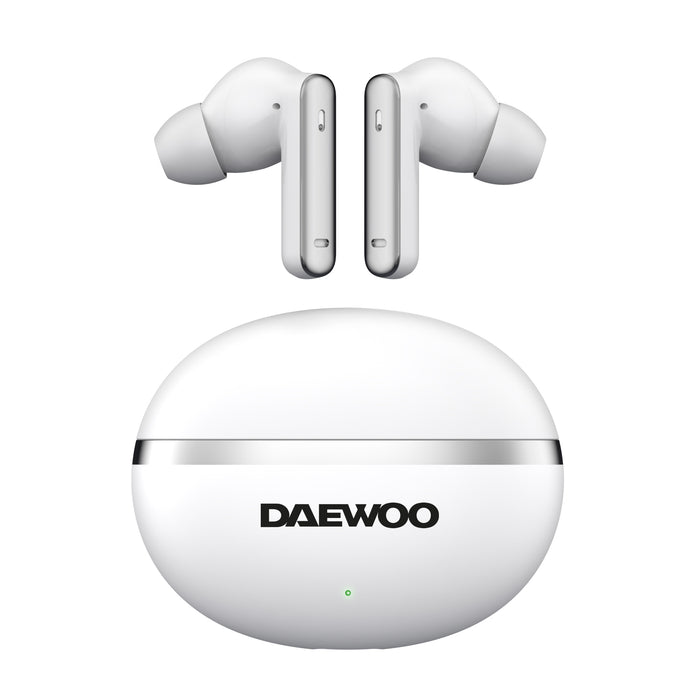 Daewoo White Air Buds Pro Noise Cancelling Bluetooth Earbuds
