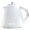 Daewoo White Argyle 1.7L Jug Kettle