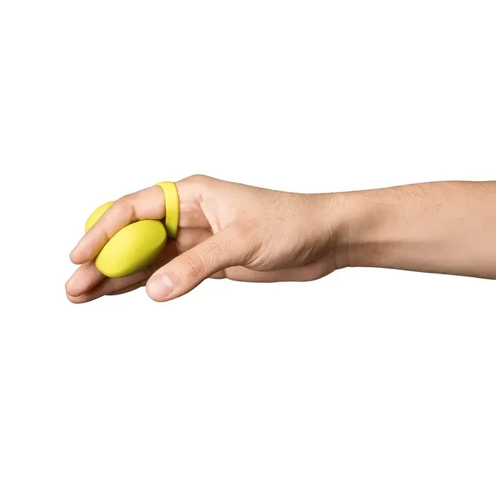 Dame Fin 2.0 Finger Vibrator - Yellow - Vibrator