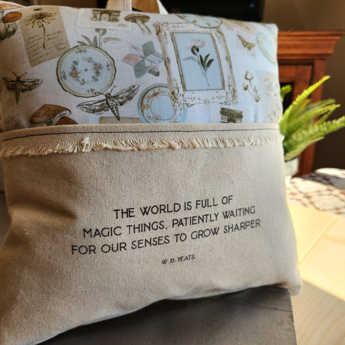 DB Book & Tablet Reading Pillow - The World is Full of Magic Things