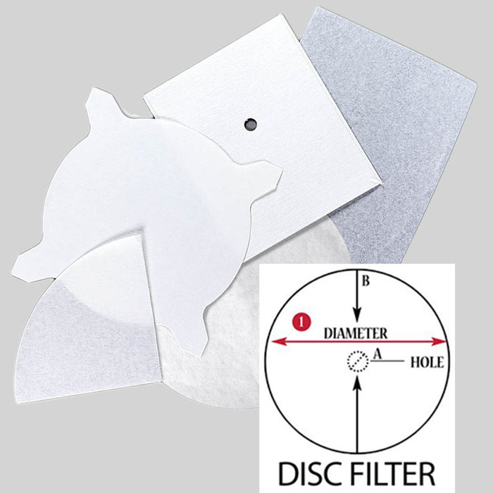 DISCO D2150D4 - Fryer Oil Filter Paper - 21-1/2" Diam. - Disc Type