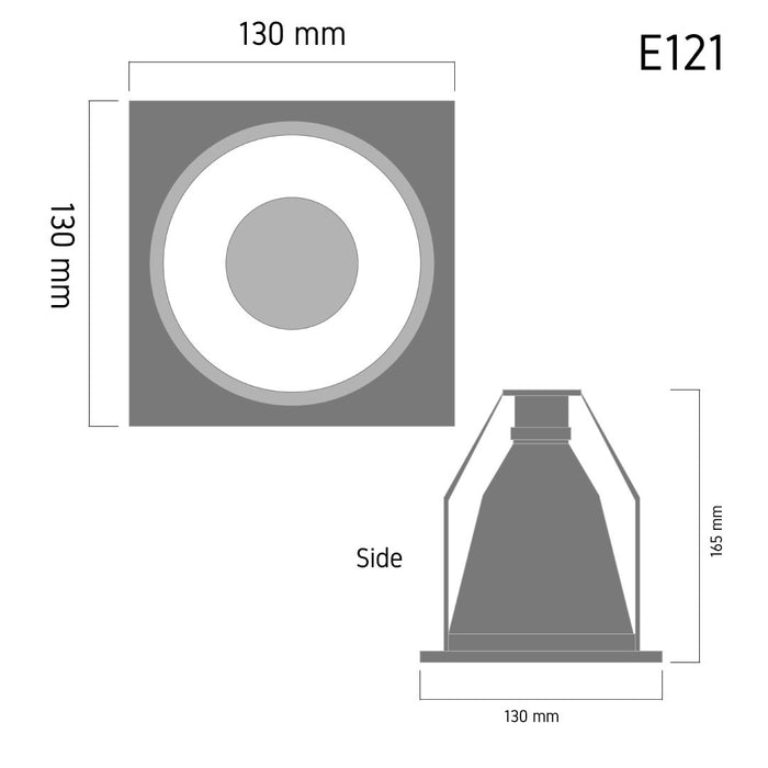 Downlight E121 – recessed LED ceiling spotlight, view 5 | LAMP & LIGHT - Design forward Decorative lamp , Downlights, pendant lamp , striplights
