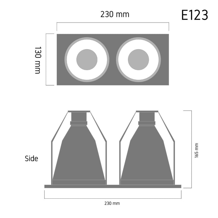 Downlight E123 – recessed LED ceiling spotlight, view 5 | LAMP & LIGHT - Design forward Decorative lamp , Downlights, pendant lamp , striplights