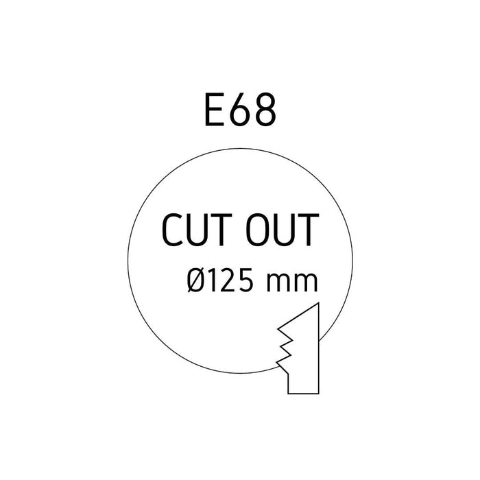 Downlight E68 – recessed LED ceiling spotlight, view 3 | LAMP & LIGHT - Design forward Decorative lamp , Downlights, pendant lamp , striplights