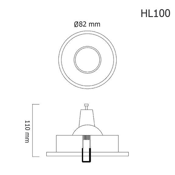 Downlight HL100 – recessed LED ceiling spotlight, view 5 | LAMP & LIGHT - Design forward Decorative lamp , Downlights, pendant lamp , striplights