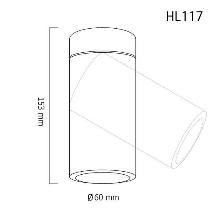 Downlight HL117 – recessed LED ceiling spotlight, view 3 | LAMP & LIGHT - Design forward Decorative lamp , Downlights, pendant lamp , striplights