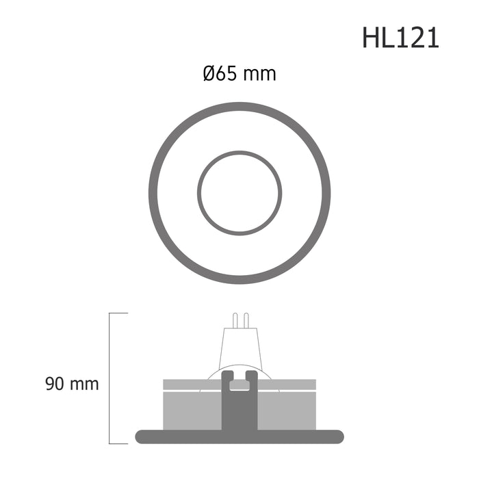 Downlight HL121 (Reflect S1) – recessed LED ceiling spotlight, view 8 | LAMP & LIGHT - Design forward Decorative lamp , Downlights, pendant lamp , striplights