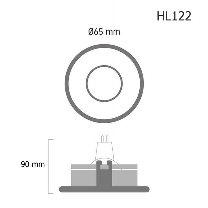 Downlight HL122 (Reflect S1) – recessed LED ceiling spotlight, view 8 | LAMP & LIGHT - Design forward Decorative lamp , Downlights, pendant lamp , striplights