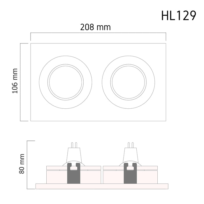 Downlight HL129 – recessed LED ceiling spotlight, view 5 | LAMP & LIGHT - Design forward Decorative lamp , Downlights, pendant lamp , striplights