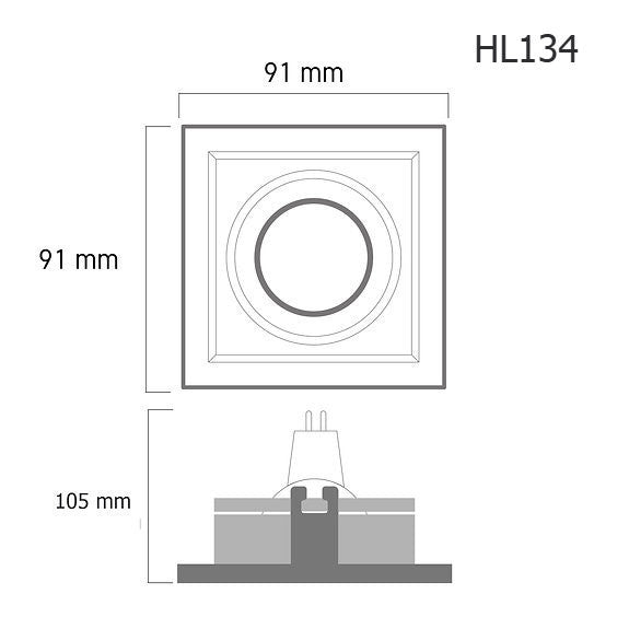 Downlight HL134 (Honeycomb) – recessed LED ceiling spotlight, view 8 | LAMP & LIGHT - Design forward Decorative lamp , Downlights, pendant lamp , striplights