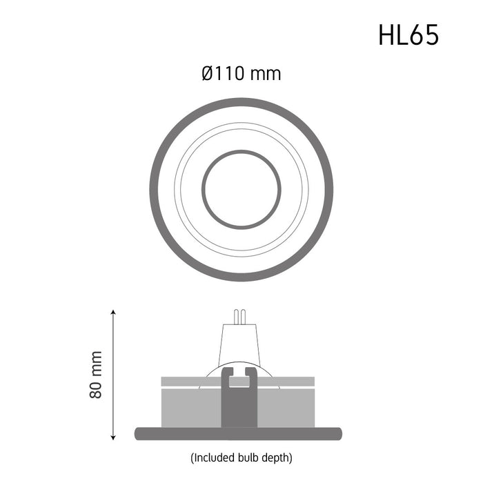 Downlight HL65 – recessed LED ceiling spotlight, view 4 | LAMP & LIGHT - Design forward Decorative lamp , Downlights, pendant lamp , striplights