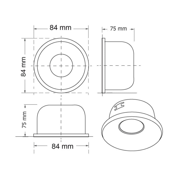 Downlight HL73 – recessed LED ceiling spotlight, view 4 | LAMP & LIGHT - Design forward Decorative lamp , Downlights, pendant lamp , striplights