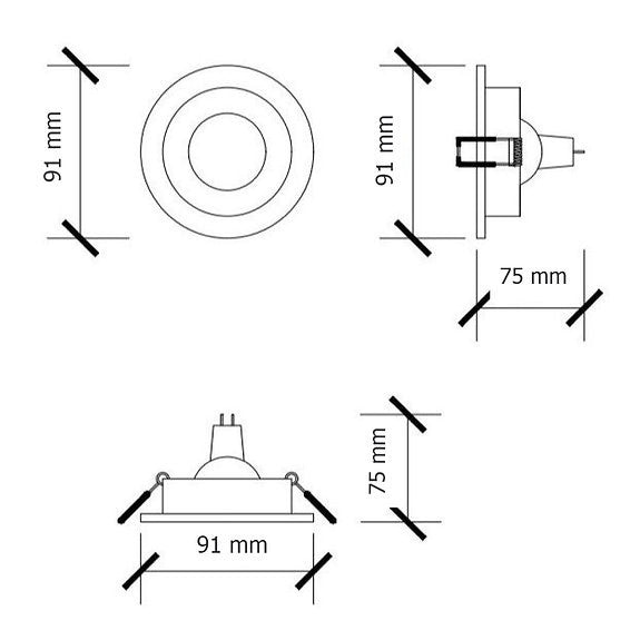 Downlight HL76 – recessed LED ceiling spotlight, view 5 | LAMP & LIGHT - Design forward Decorative lamp , Downlights, pendant lamp , striplights