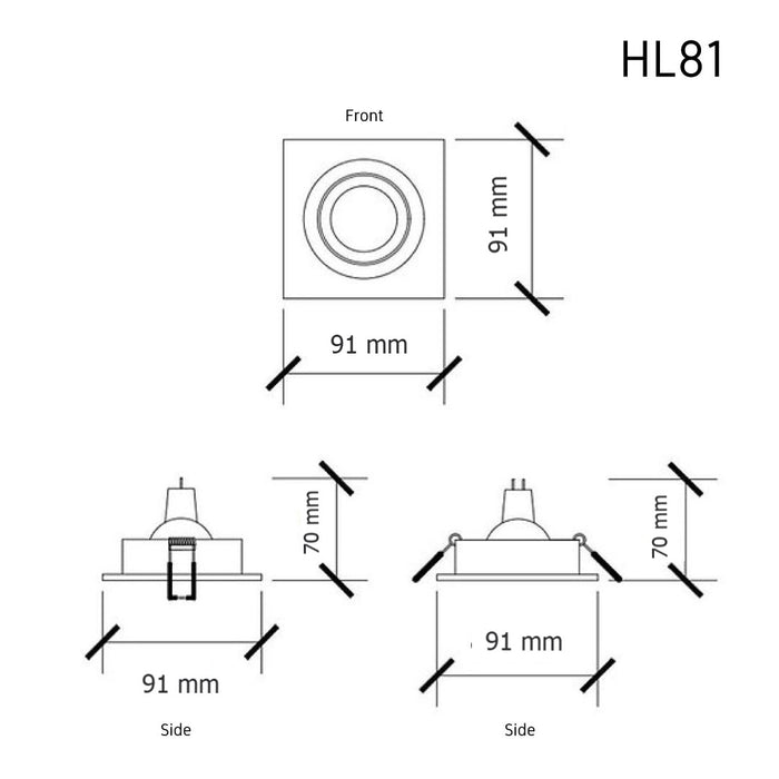 Downlight HL81 – recessed LED ceiling spotlight, view 7 | LAMP & LIGHT - Design forward Decorative lamp , Downlights, pendant lamp , striplights
