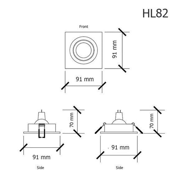 Downlight HL82 – recessed LED ceiling spotlight, view 7 | LAMP & LIGHT - Design forward Decorative lamp , Downlights, pendant lamp , striplights