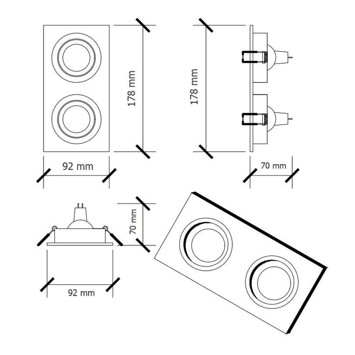 Downlight HL84 – recessed LED ceiling spotlight, view 5 | LAMP & LIGHT - Design forward Decorative lamp , Downlights, pendant lamp , striplights