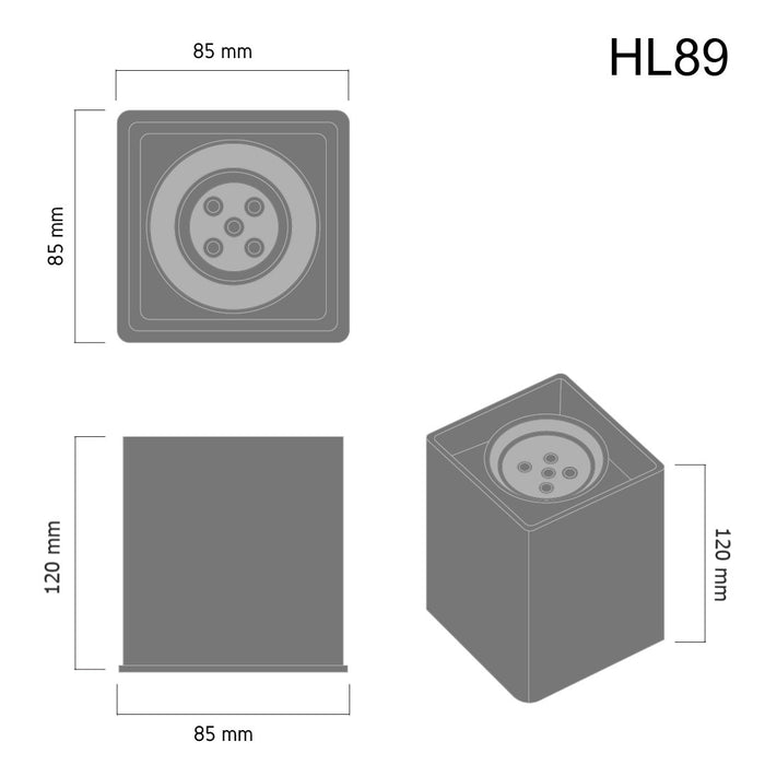 Downlight HL89 – recessed LED ceiling spotlight, view 3 | LAMP & LIGHT - Design forward Decorative lamp , Downlights, pendant lamp , striplights