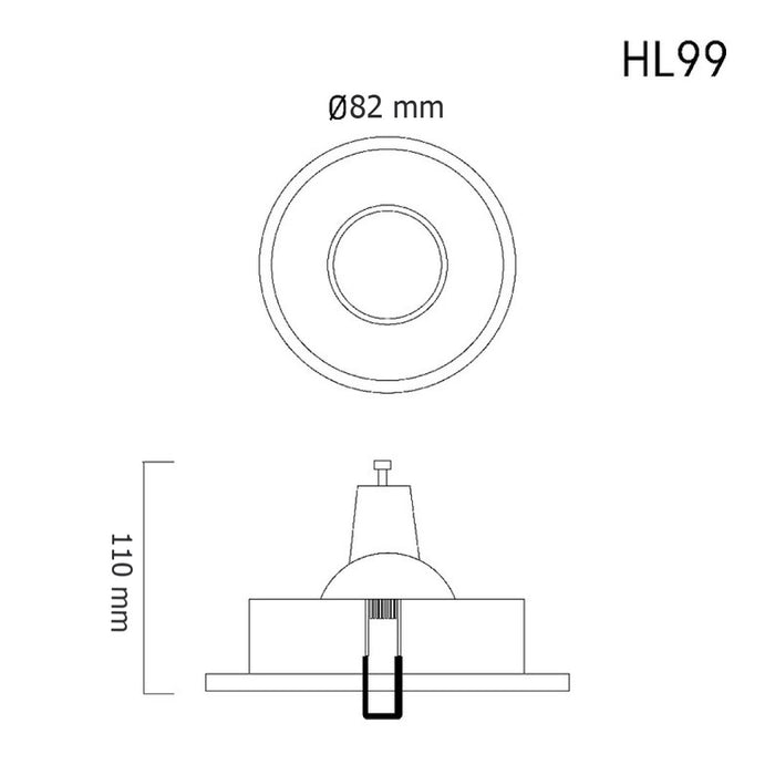 Downlight HL99 – recessed LED ceiling spotlight, view 4 | LAMP & LIGHT - Design forward Decorative lamp , Downlights, pendant lamp , striplights