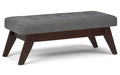 Slate Grey / Linen Style Fabric