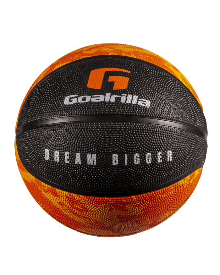goalrilla dream bigger basketball ball - orange and black portable basketball hoops sale