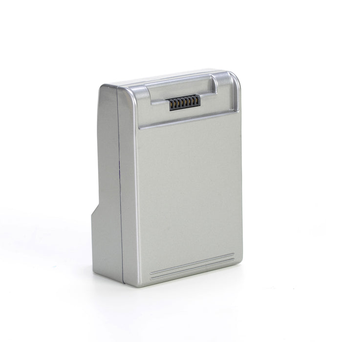 Silver replacement battery for EdenPURE Bio SpeedCLEAN VX200 cordless vacuum with connector pins visible