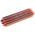 EdenPURE Classic CopperPLUS replacement PTC heating element with copper fins and red connectors isolated on white background