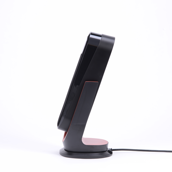 EdenPURE GEN40 PLUS Infrared Heater in black with vertical sleek design and power cord on white background
