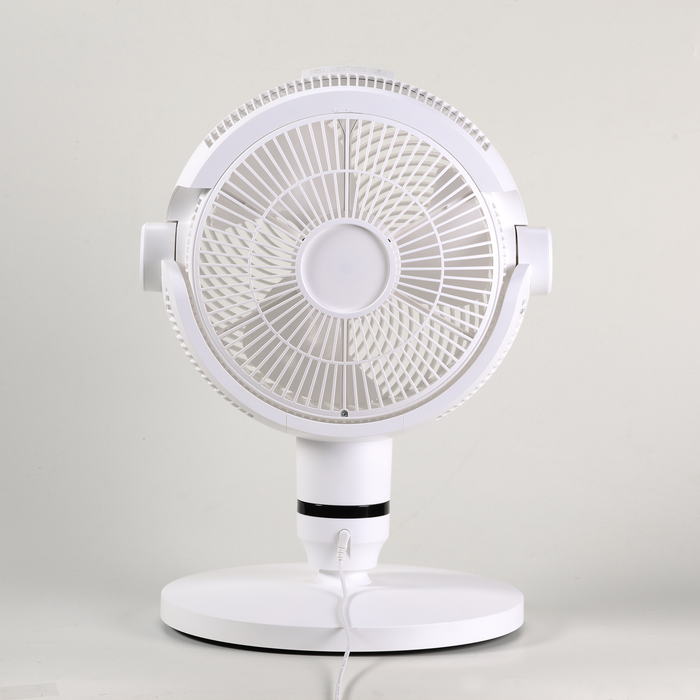 EdenPURE GEN80 Smart Cooler Purifier in white with circular grille and adjustable stand on white background