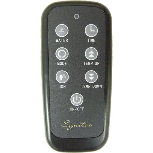 EdenPURE Signature remote control replacement with buttons for water, time, mode, ion, temperature, and power functions