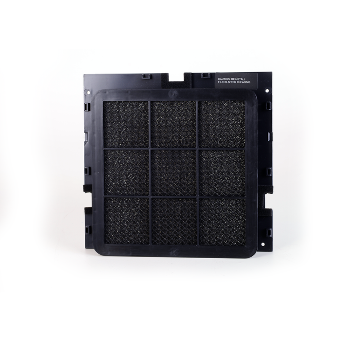 EdenPURE Thunderstorm Oxileaf XL100 replacement filter with black grid frame and fine mesh material isolated on white background