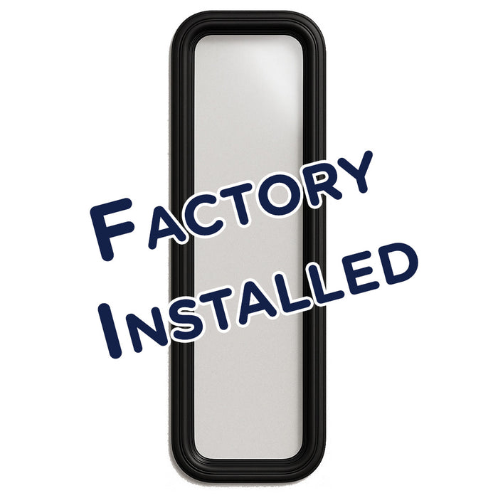 Eliason Doors ADA WINDOW - 9"W x 30"H - For Swing Doors - Factory Upgrade or  Replacement Window - Clear Acrylic
