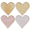 Enamel Metal Heart Shaped Dishes (various designs)