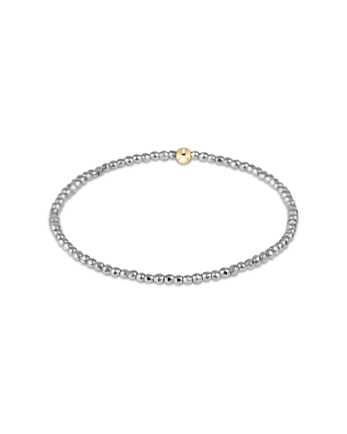 enewton Extends - Silver Faceted Hematite 2mm Bead