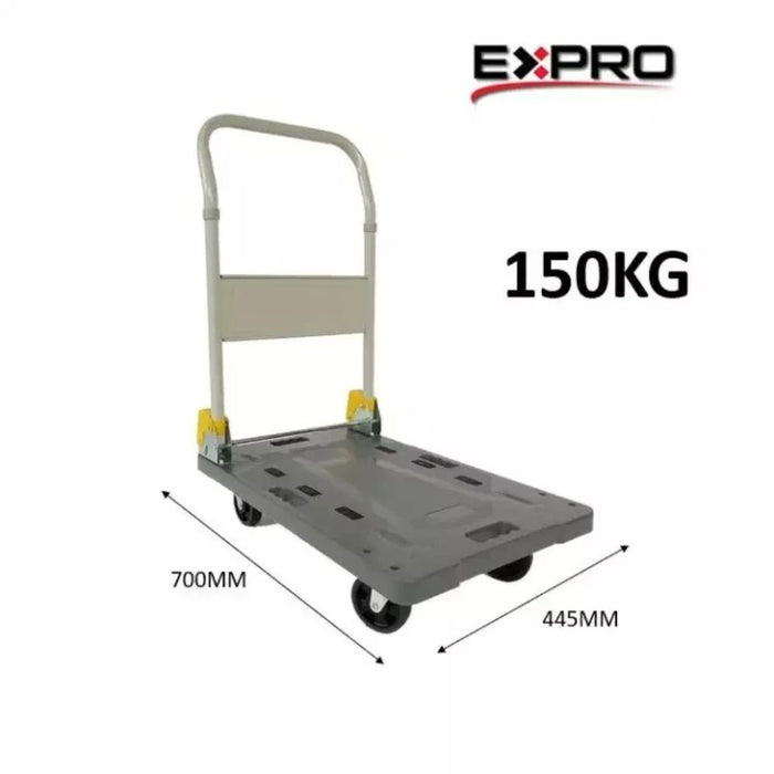 Expro Heavy Duty Foldable Hand Trolley Maximum Load Weight 150kg