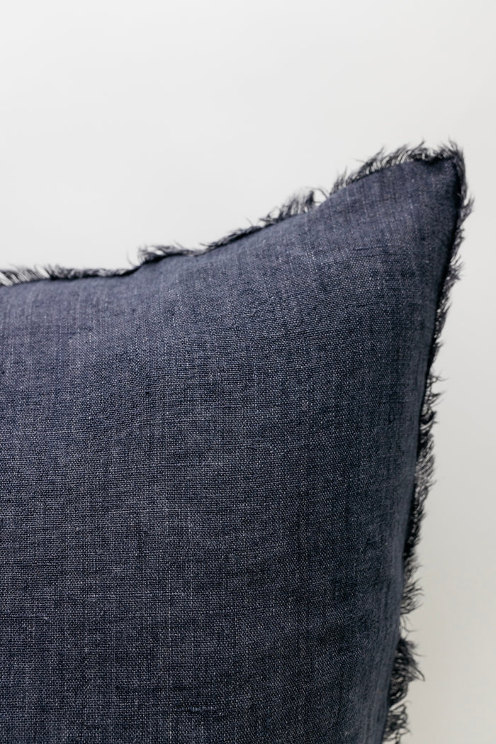 Fabiana Linen Pillow - Ink - 24"x24"