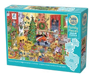 Family 350 Piece Jigsaw Puzzle - Catching Santa | Cobble Hill