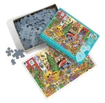 Family 350 Piece Jigsaw Puzzle - Catching Santa | Cobble Hill