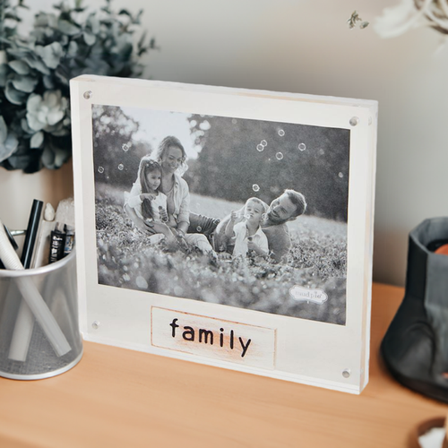 "Family" Acrylic Picture Frame