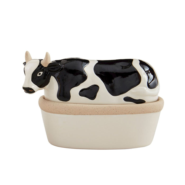 Farmhouse Lidded Cow Dish