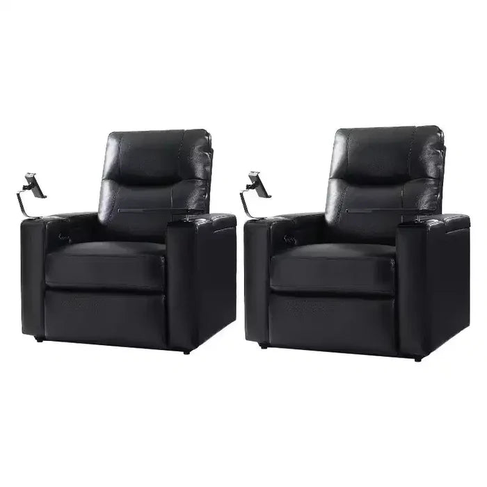 Flora Genuine Leather Recliner Set of 2|HULALA HOME