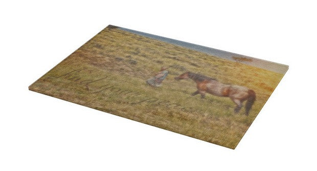 Find Your Peace Cutting Board