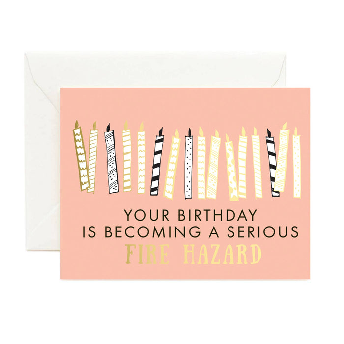 Fire Hazard Greeting Card
