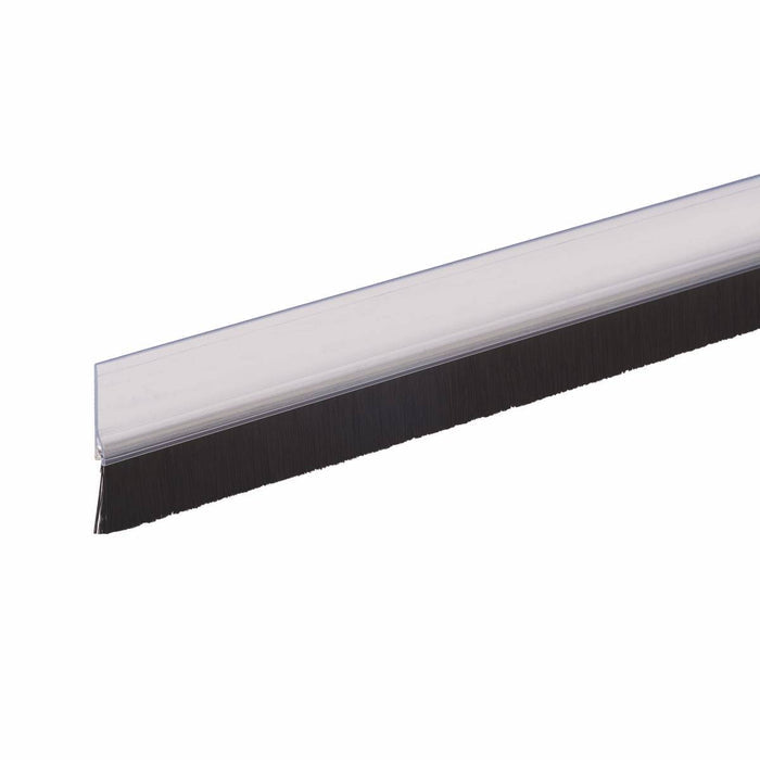 Fix-O-Moll Door Mounted Weather Strip with Brush - Clear