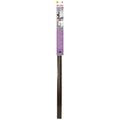 Fix-O-Moll Door Mounted Weather Strip with Plastic Lip - Brown