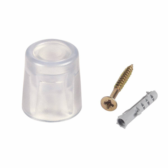 Fix-O-Moll Doorstop with Screw Clear