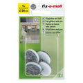 Fix-O-Moll Felt Gliders with Pin Grey Dia 28 mm