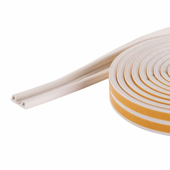 Fix-O-Moll P-Profile Self Adhesive Weather Strip White 6 Meter