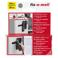 Fix-O-Moll Touch Fastener Tape White 150 cm X 20 mm